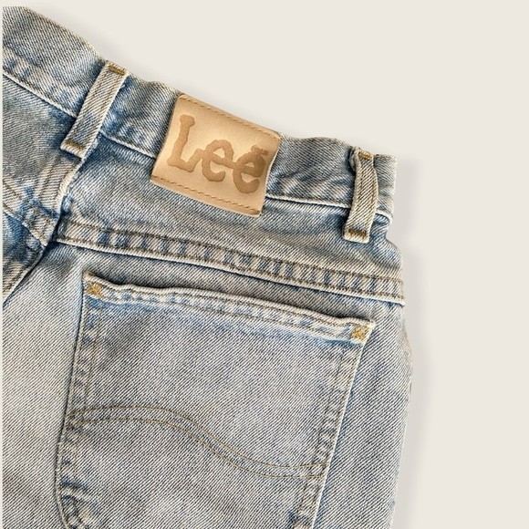 Vintage Lee Super High Rise Jean Shorts - Picture 3 of 5